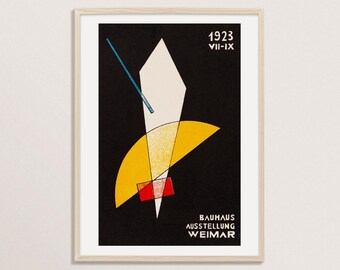 Bauhaus Exhibition Poster by László Moholy-Nagy
