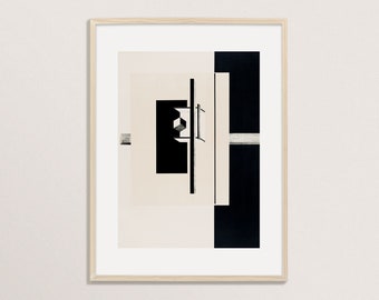 El Lissitzky Avant-Garde Art Print, Bauhaus Poster, Suprematism Print