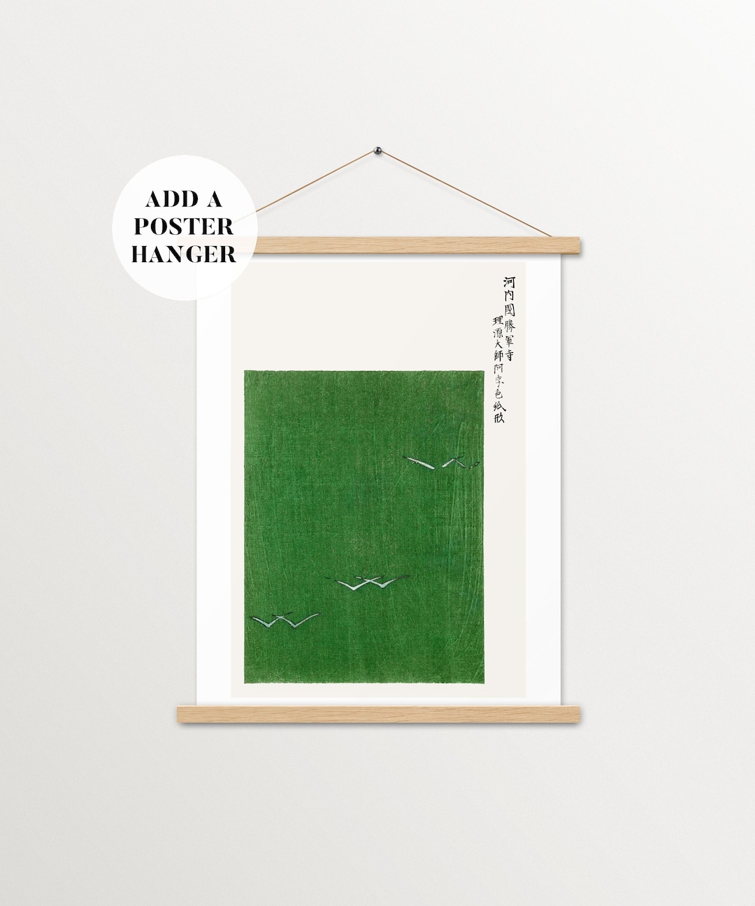 Wooden Poster Hanger, Minimalist Frame, Hanger Etsy