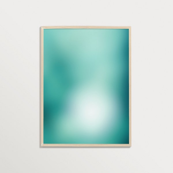 Pastel Gradient Wall Art No. 12 | Aura Energy Print, Minimalist Wall Art, Color Gradient Print