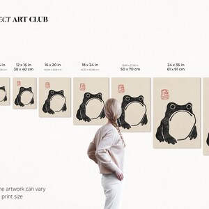 Ukiyo-e Frog T-shirt: Organic Cotton Japanese Art Tee - Foto 4