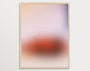 Pastell Farbverlaufs Wandkunst, Minimalistische Wandkunst, Blush Farbverlaufsdruck, Abstrakte Wandkunst