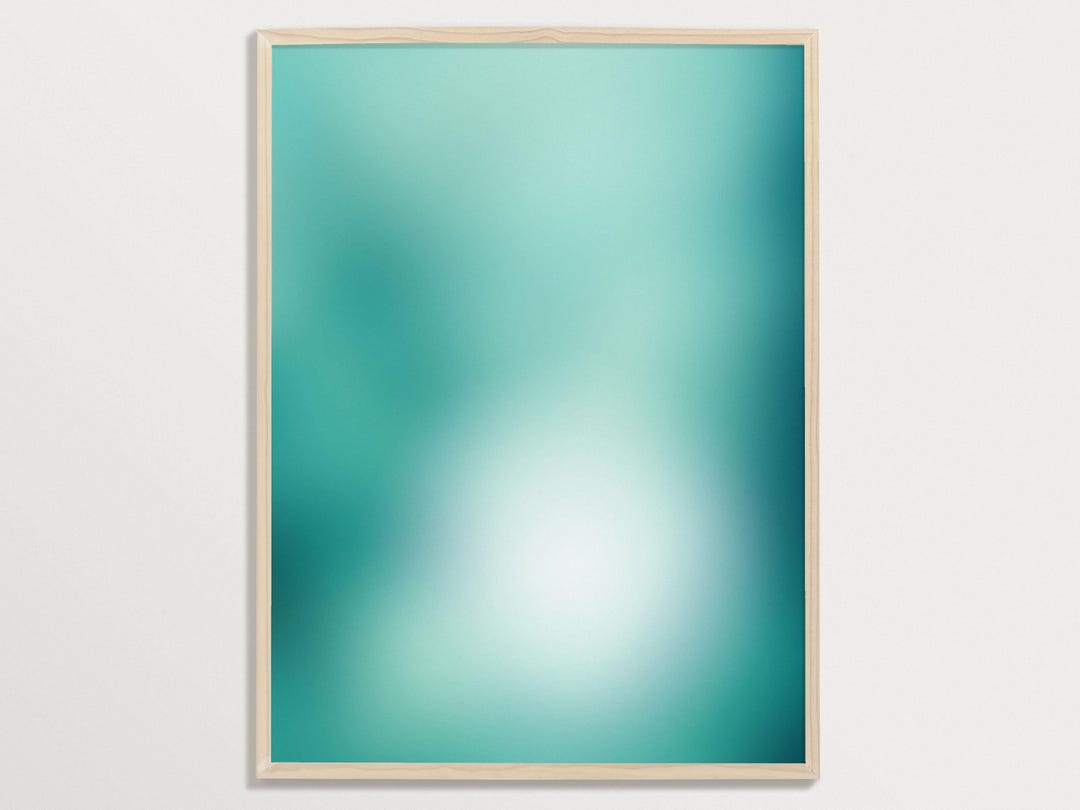 Color Gradient Wall Part Pastel Gradient Wall Art, Aura Energy Print, Minimalist Wall Art, Color ...