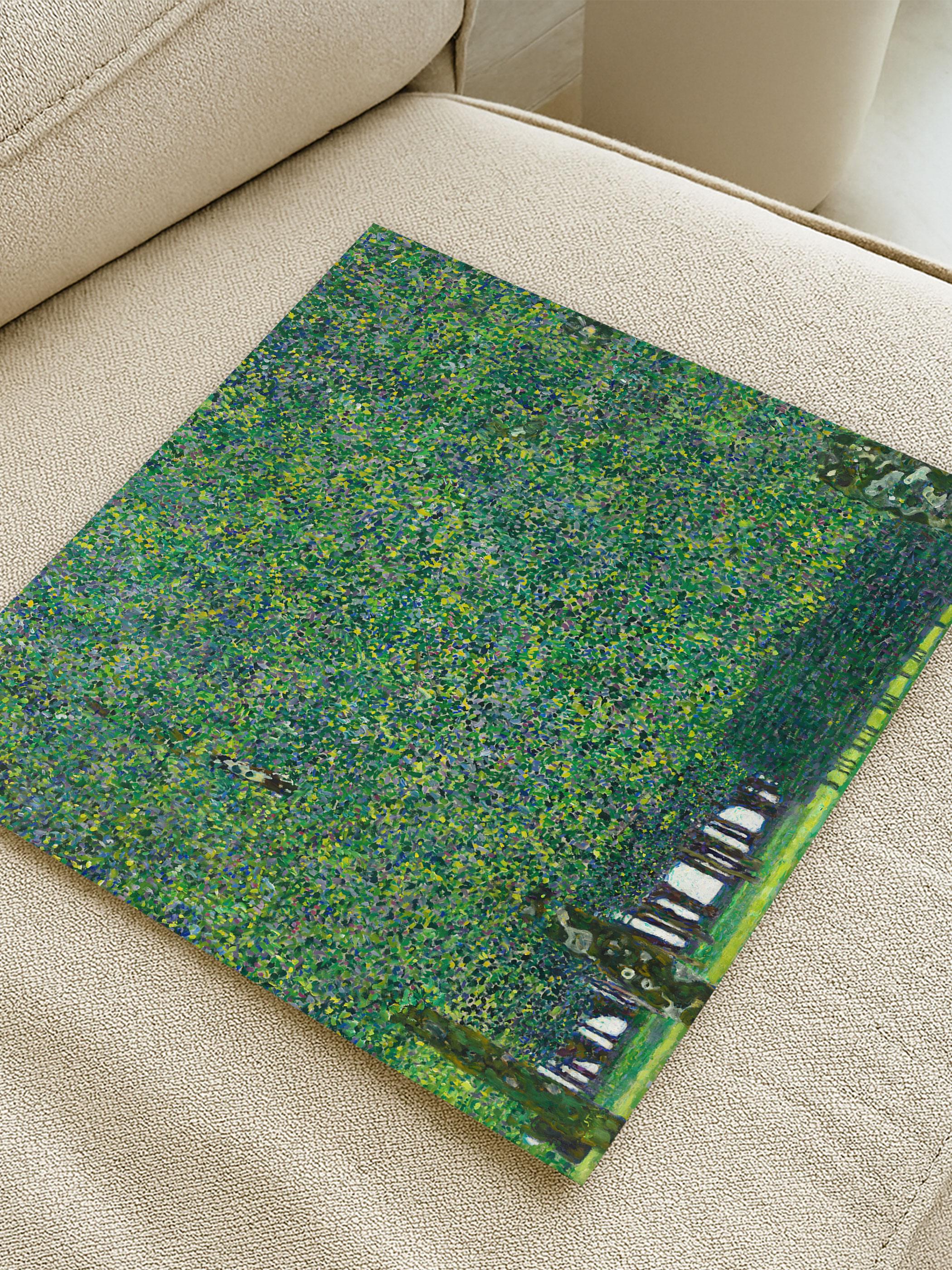 Gustav Klimt Landscape Wall Art – Green Tree Garden Print, Vintage