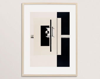 El Lissitzky Avant-Garde Art Print, Bauhaus Poster, Suprematism Print