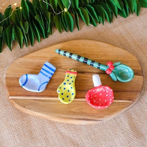 Handmade Ceramic Spoons: Unique Kitchen Decor, Festive Finds