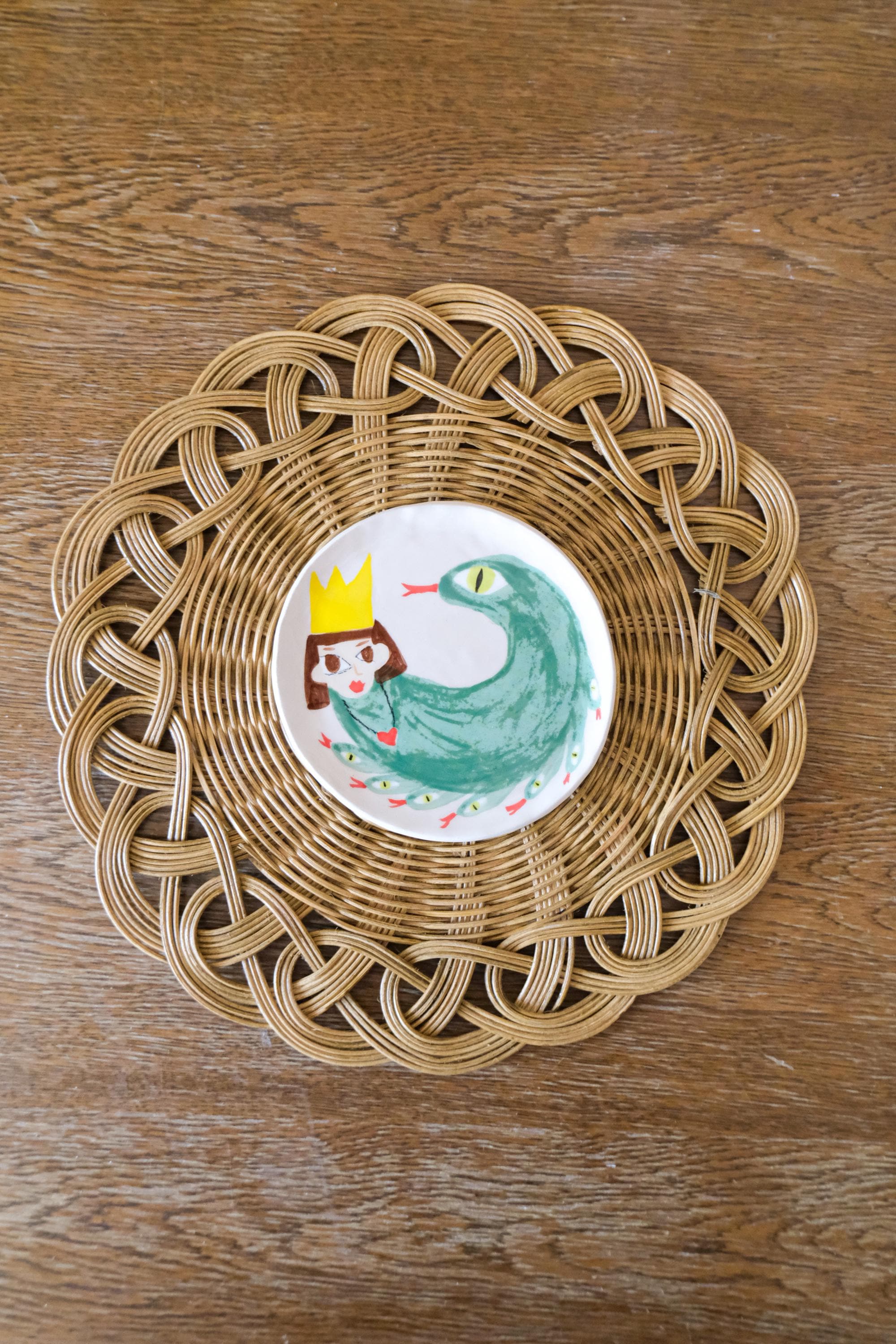 Ceramic snake plate - Etsy 日本