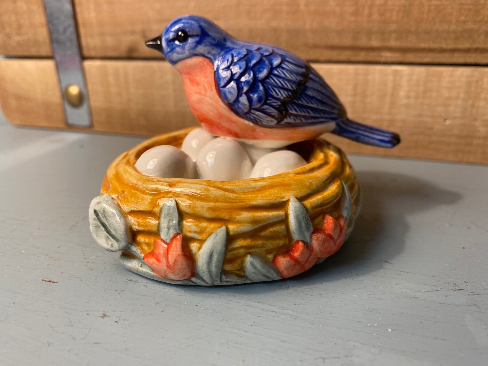 Bird Sitting in a Nest Salt and Pepper Shaker Ganz Bird Etsy
