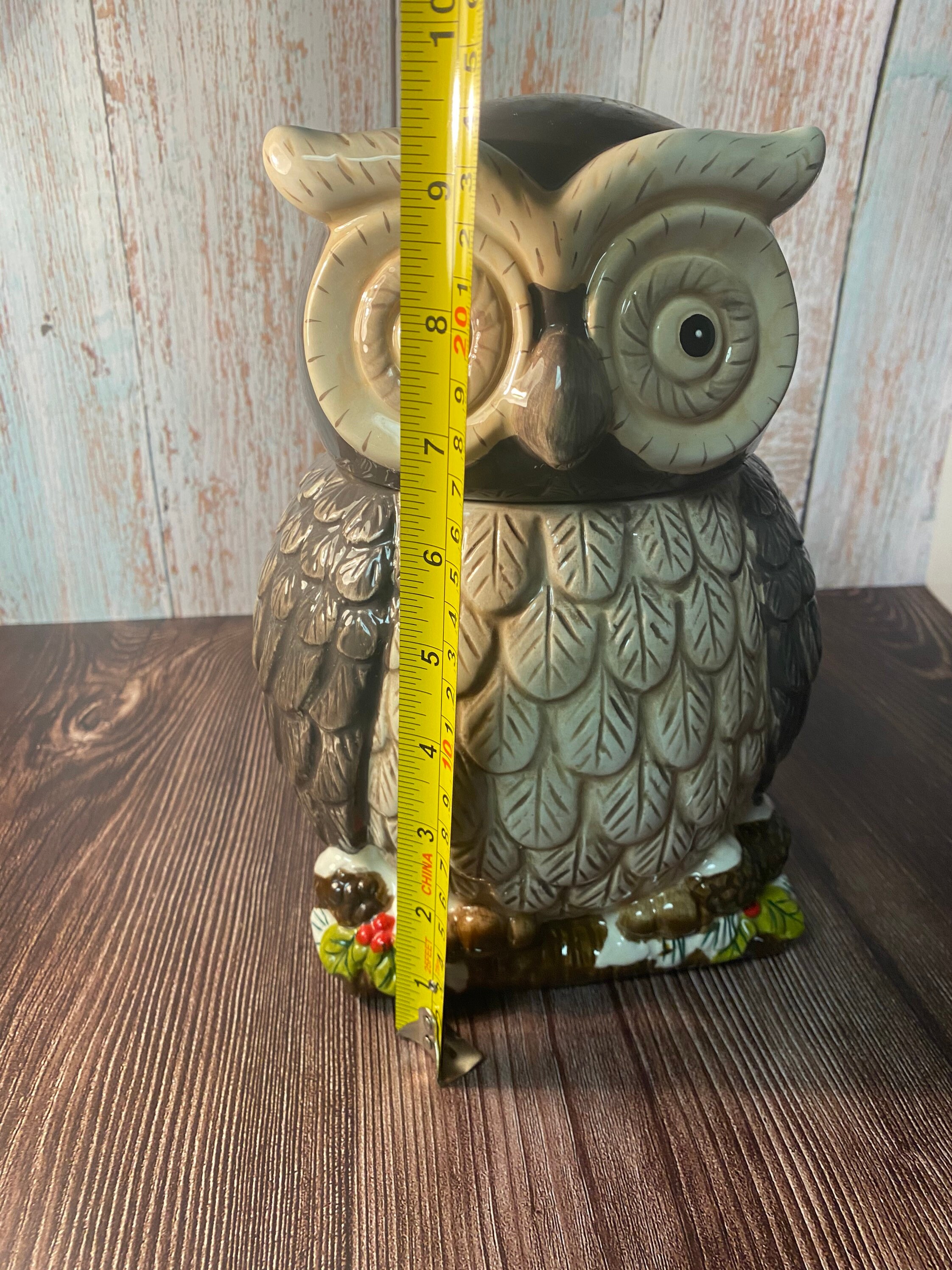 Cracker Barrel Owl Cookie Jar Etsy