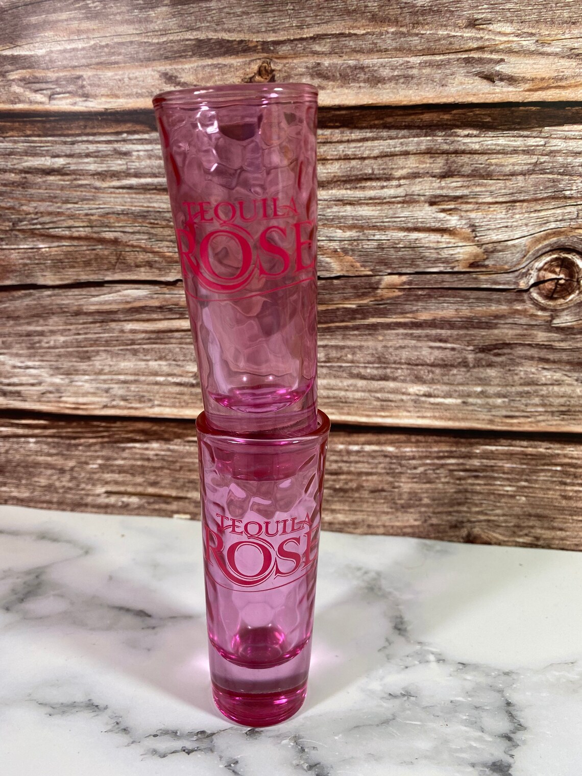 Tequila Rose Set of 2 Shot Glasses Etsy