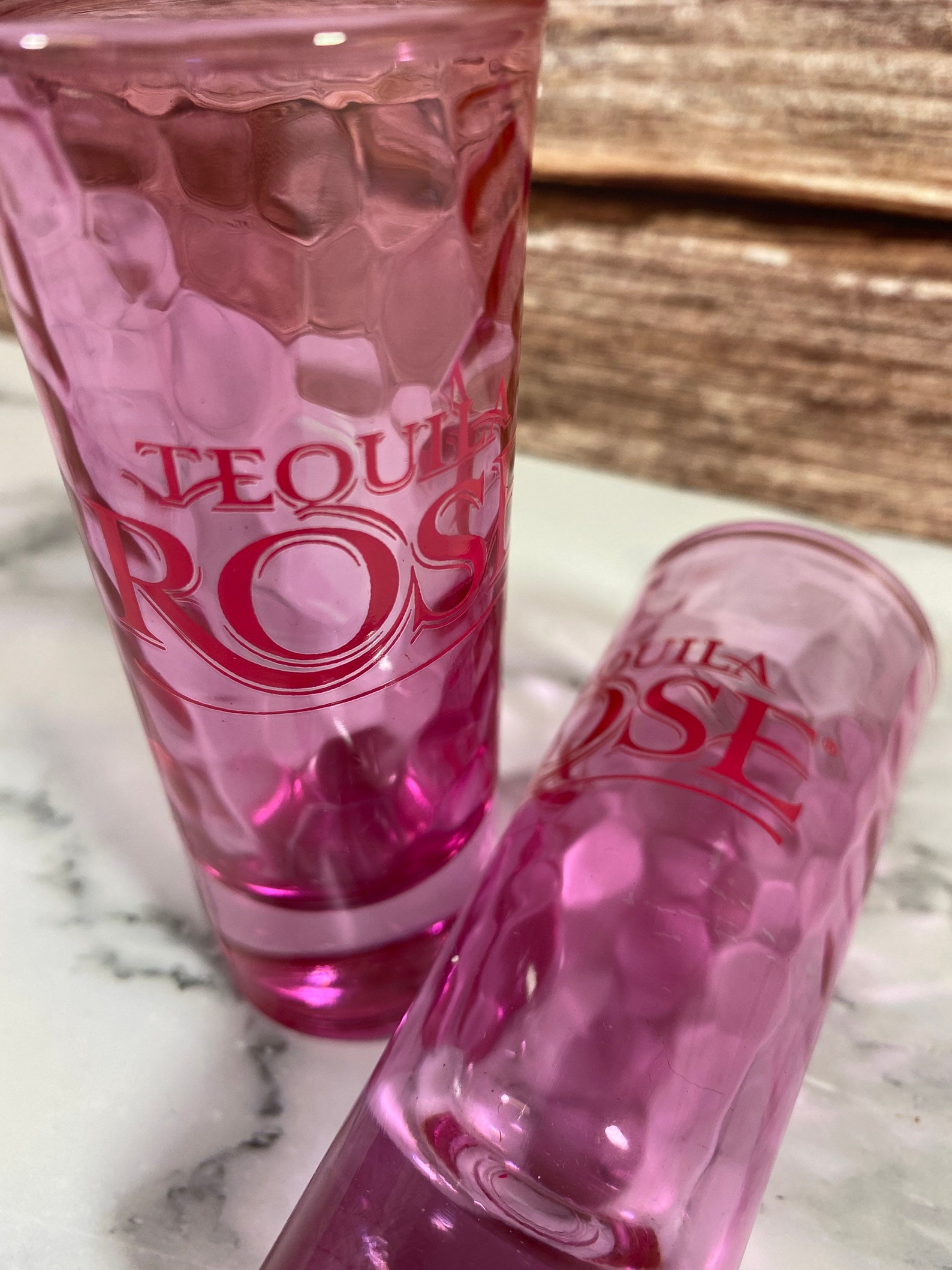 Tequila Rose Set of 2 Shot Glasses Etsy
