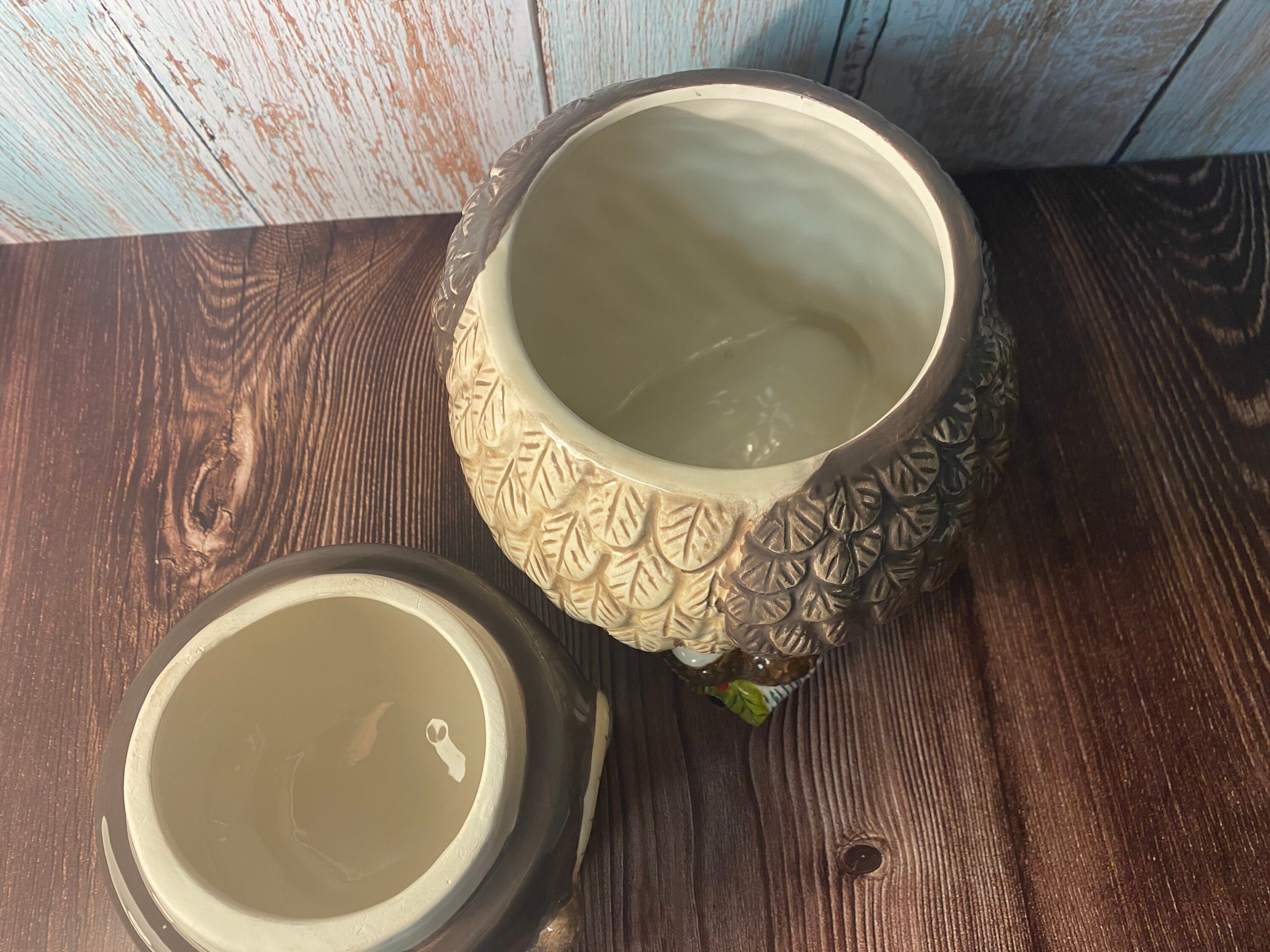 Cracker Barrel Owl Cookie Jar Etsy