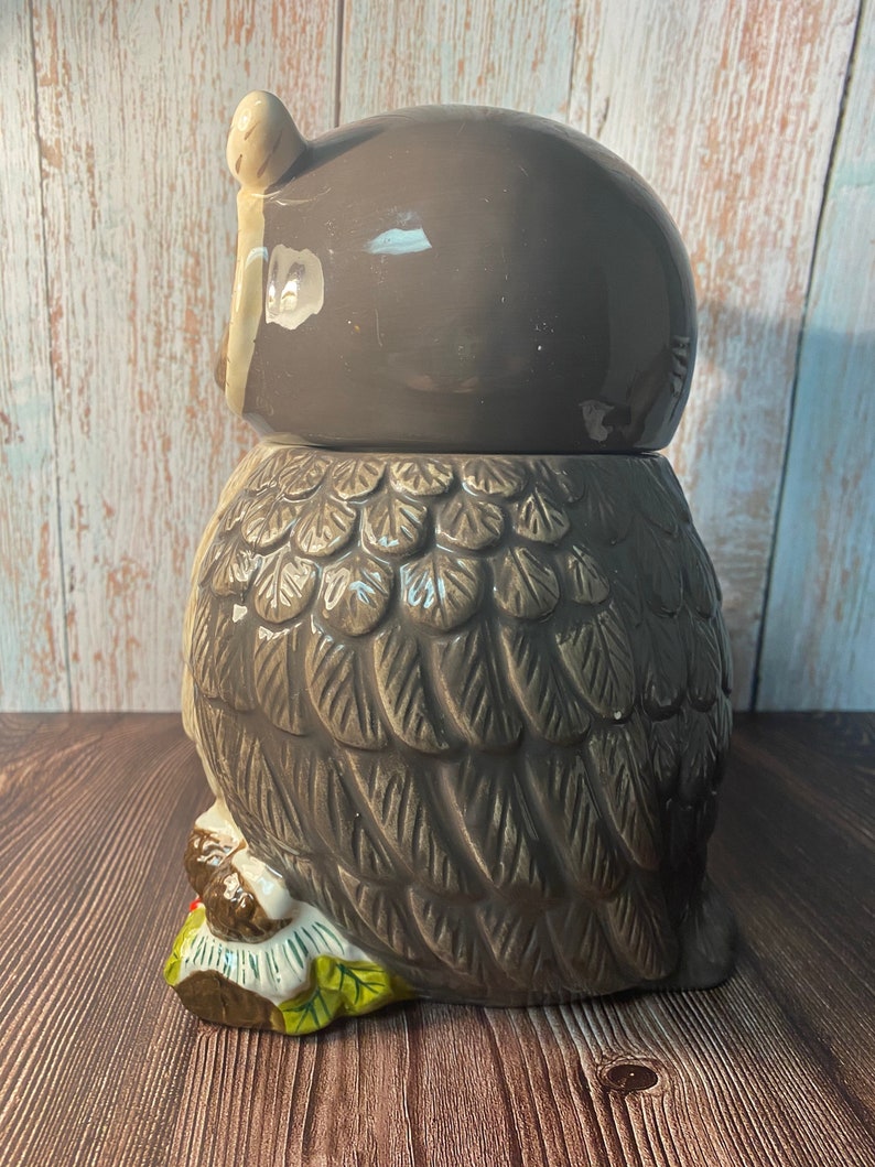 Cracker Barrel Owl Cookie Jar Etsy