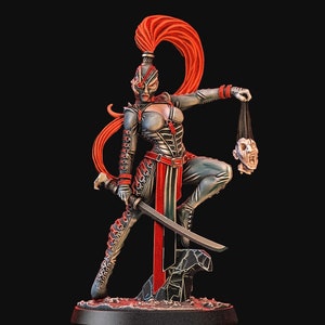Assassin Pinup V2 | Unpainted | 32mm or 75mm Fantasy Miniature | DnD Miniature | Dungeons and Dragons | Tabletop | Pathfinder | Role Playing