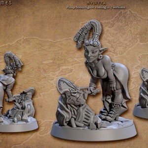 Mylitta-Golemmar | 32mm,54mm,75mm Pinup | Fantasy Miniature | DnD Miniature | Dungeons and Dragons | Tabletop | Pathfinder | Artisan Guild