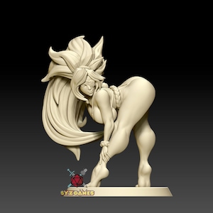 Bikini BK Pinup | 32mm, 54mm, 75mm Pinup | Fantasy Miniature | DnD Miniature | Dungeons and Dragons | Tabletop | Pathfinder