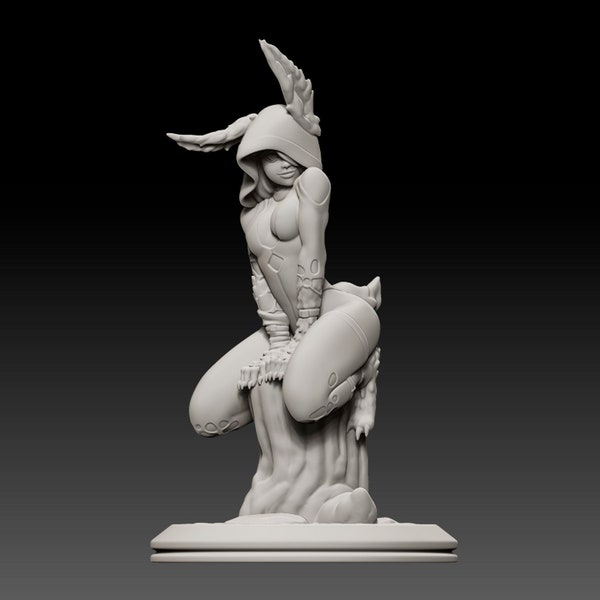 Bunny Girl - 32 mm, 54 mm, 75 mm Pin-up / Miniatura de fantasía / Miniatura de DnD / Dungeons N Dragons / Mesa / Pathfinder / Juego de rol