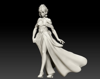 Princesa / 32 mm 54 mm 75 mm Miniatura de fantasía / Miniatura DnD / Dungeons and Dragons / Mesa / Pathfinder / Juego de rol