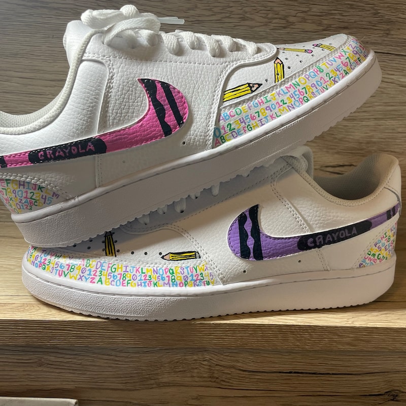 custom black nike