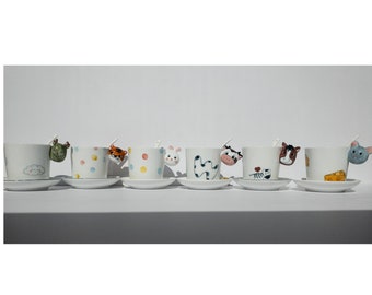 Animal Coffee Cups