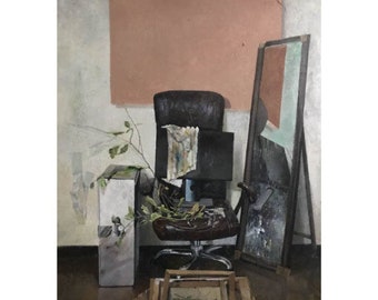 Oil Painting, University Life, Wall Décor, Painting on Canvas, Youth is Not in the Garden