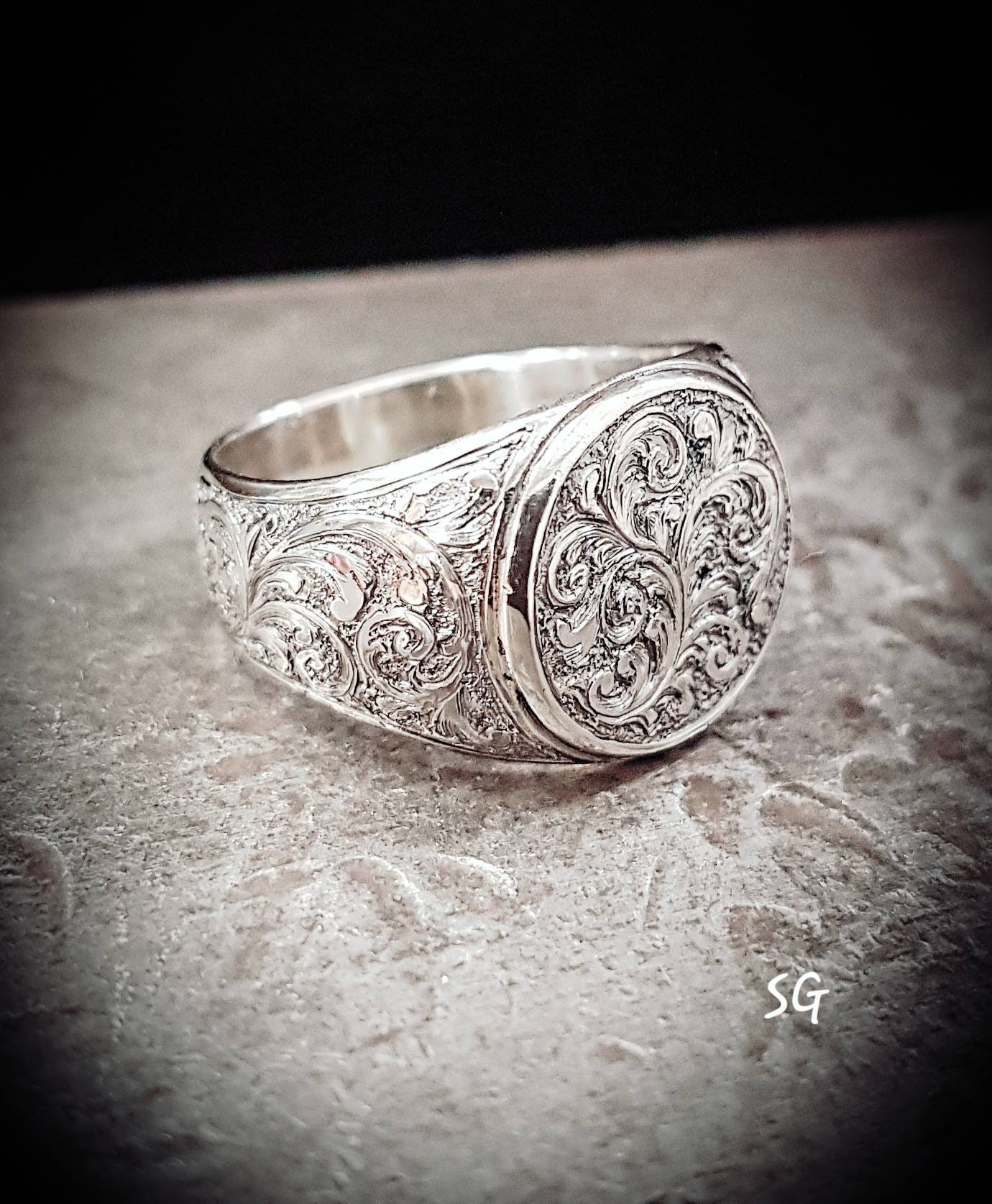 Wedding rings for shop men white gold