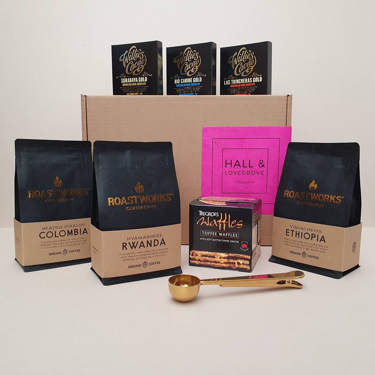 Luxury Coffee Hamper Extra Large 3 x 200g Coffee. Etsy