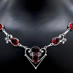 Pendente In Pietra Dalmata Fatto A Mano In Argento Sterling 925 1,69