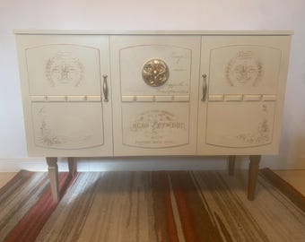 Cómoda/mueble para TV de diseño de lujo, 111 x 78 x 38 cm.