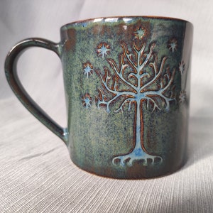 Canecas exclusivas feitas à mão da Árvore de Gondor, presente para fãs de fantasia, Aventura dos 9: 380ml, 520ml