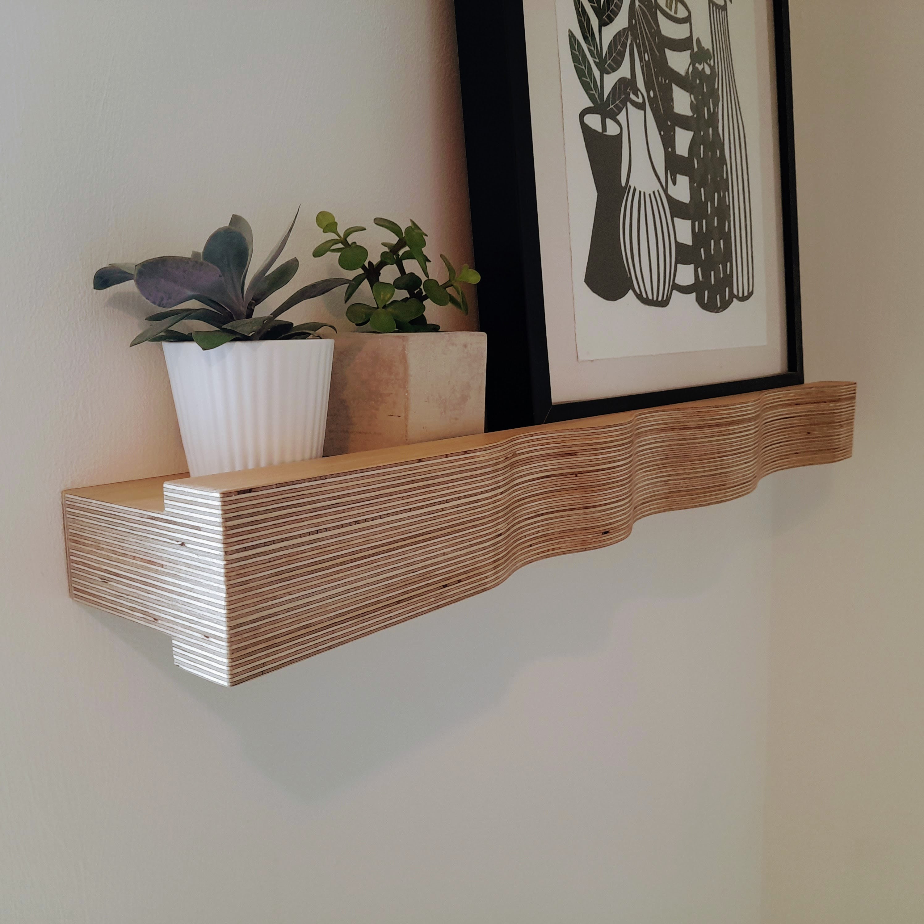 Plywood Picture Ledge Display Shelf for Wall Floating Shelf Etsy UK
