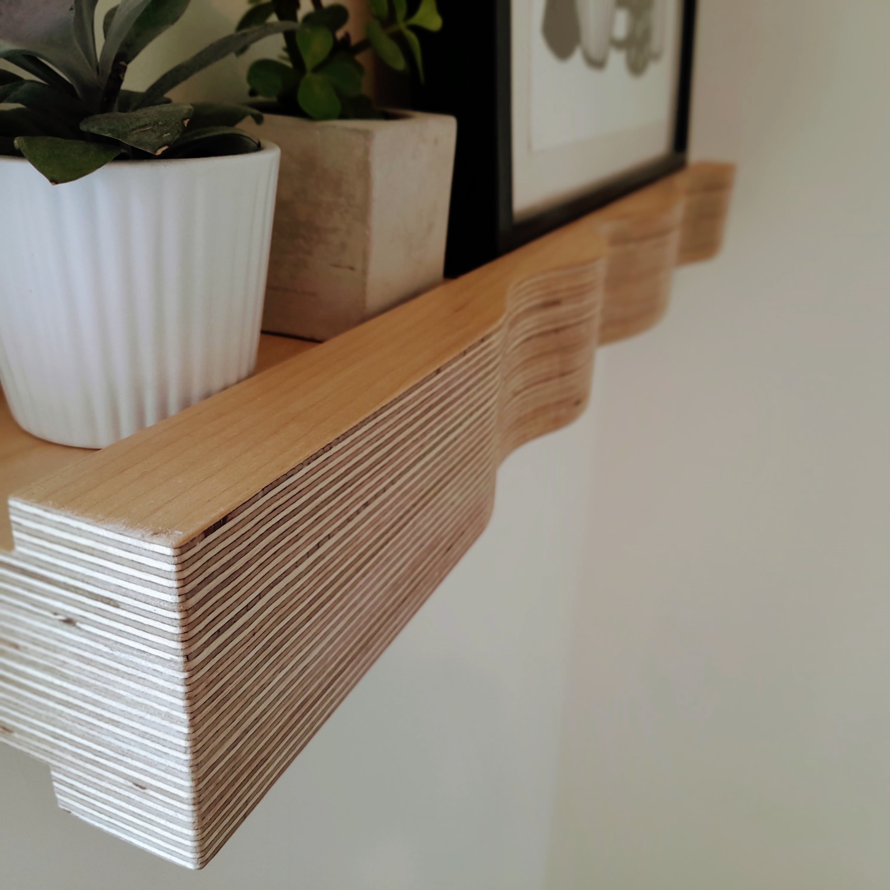 Plywood Picture Ledge Display Shelf for Wall Floating Shelf Etsy UK
