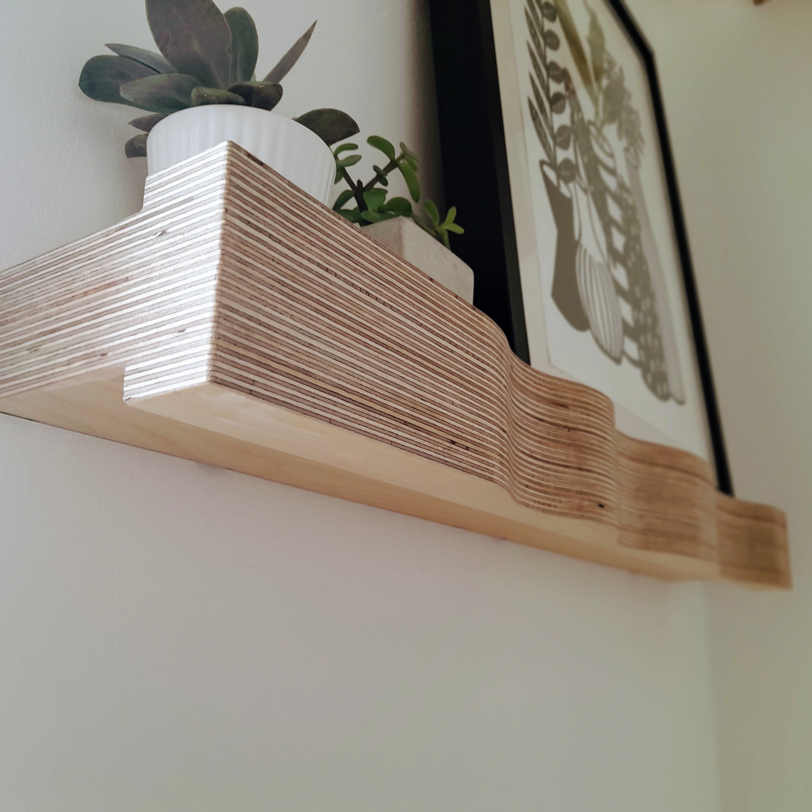 Plywood Picture Ledge Display Shelf for Wall Floating Shelf Etsy UK