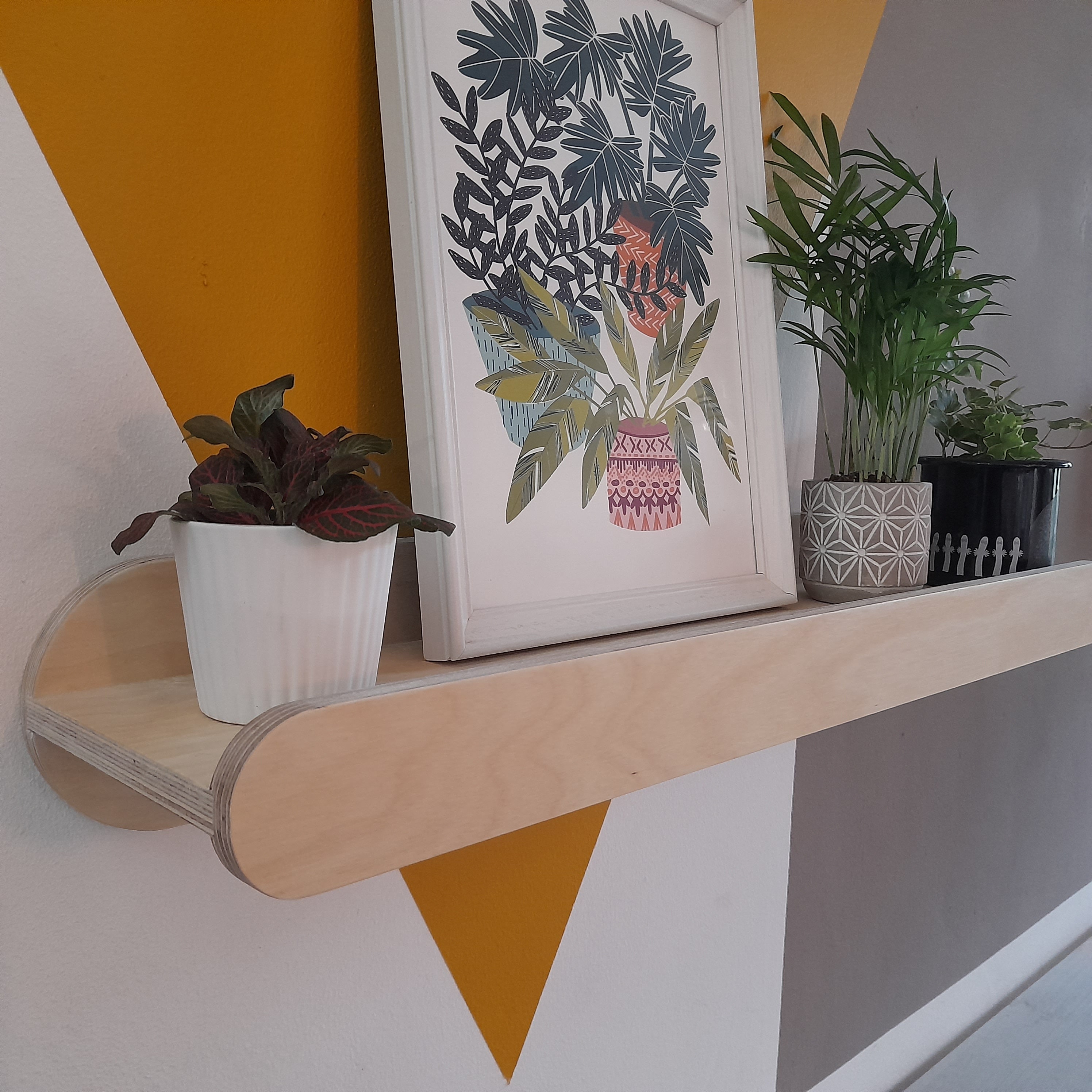 Plywood Picture Ledge Display Shelf for Wall Floating Shelf Etsy UK