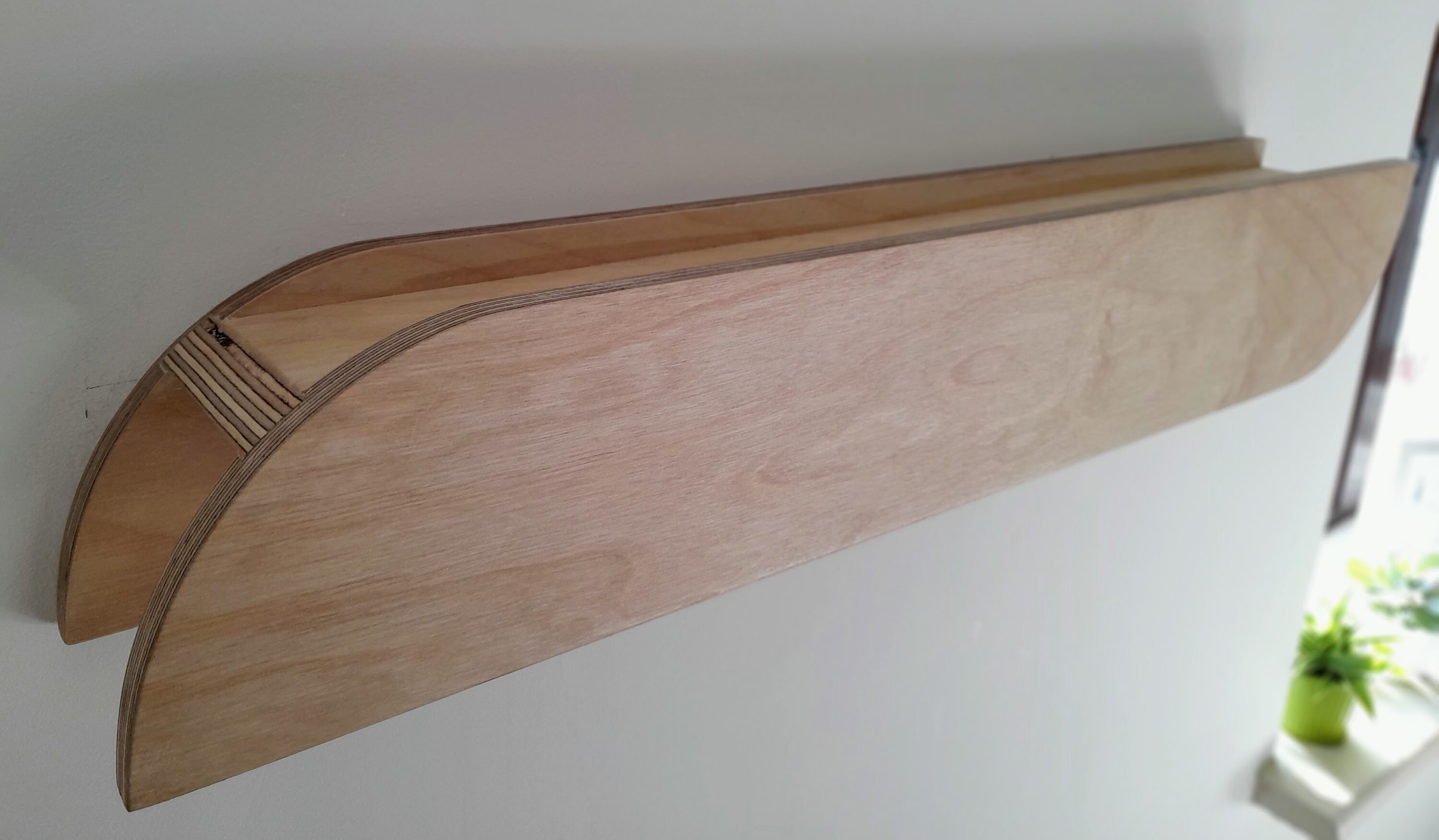 Plywood Picture Ledge Display Shelf Wall Decor Handmade in Etsy UK