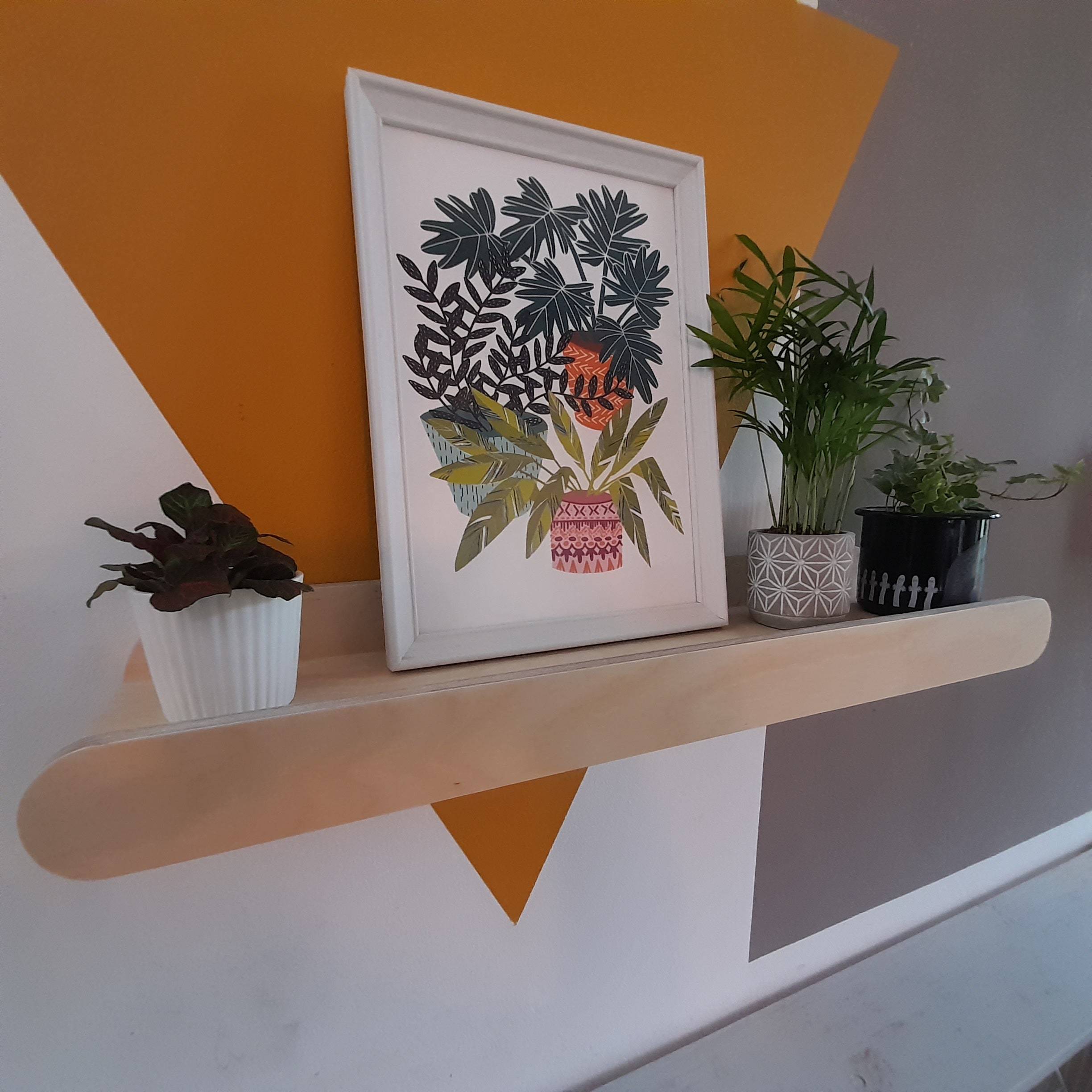 Plywood Picture Ledge Display Shelf for Wall Floating Shelf Etsy UK