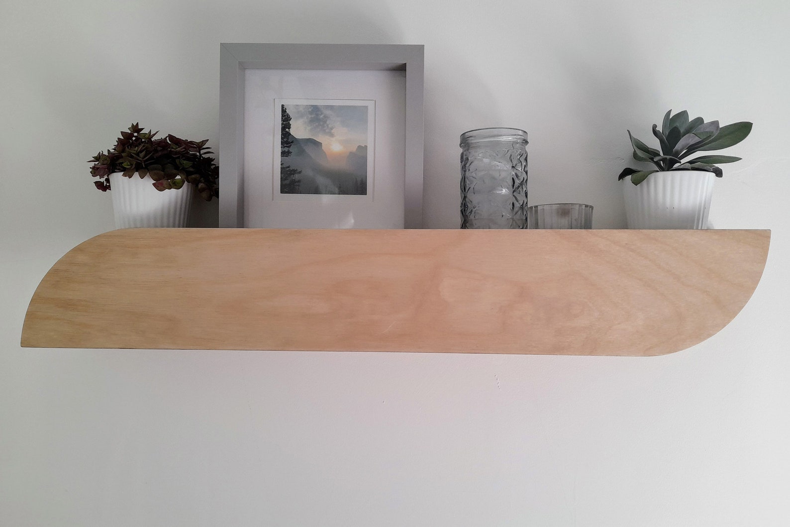 Plywood Picture Ledge Display Shelf Wall Decor Handmade in Etsy UK