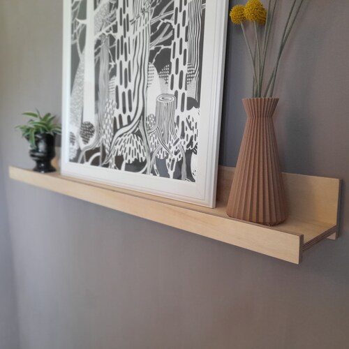 Plywood Picture Ledge Display Shelf for Wall Floating Shelf Etsy UK