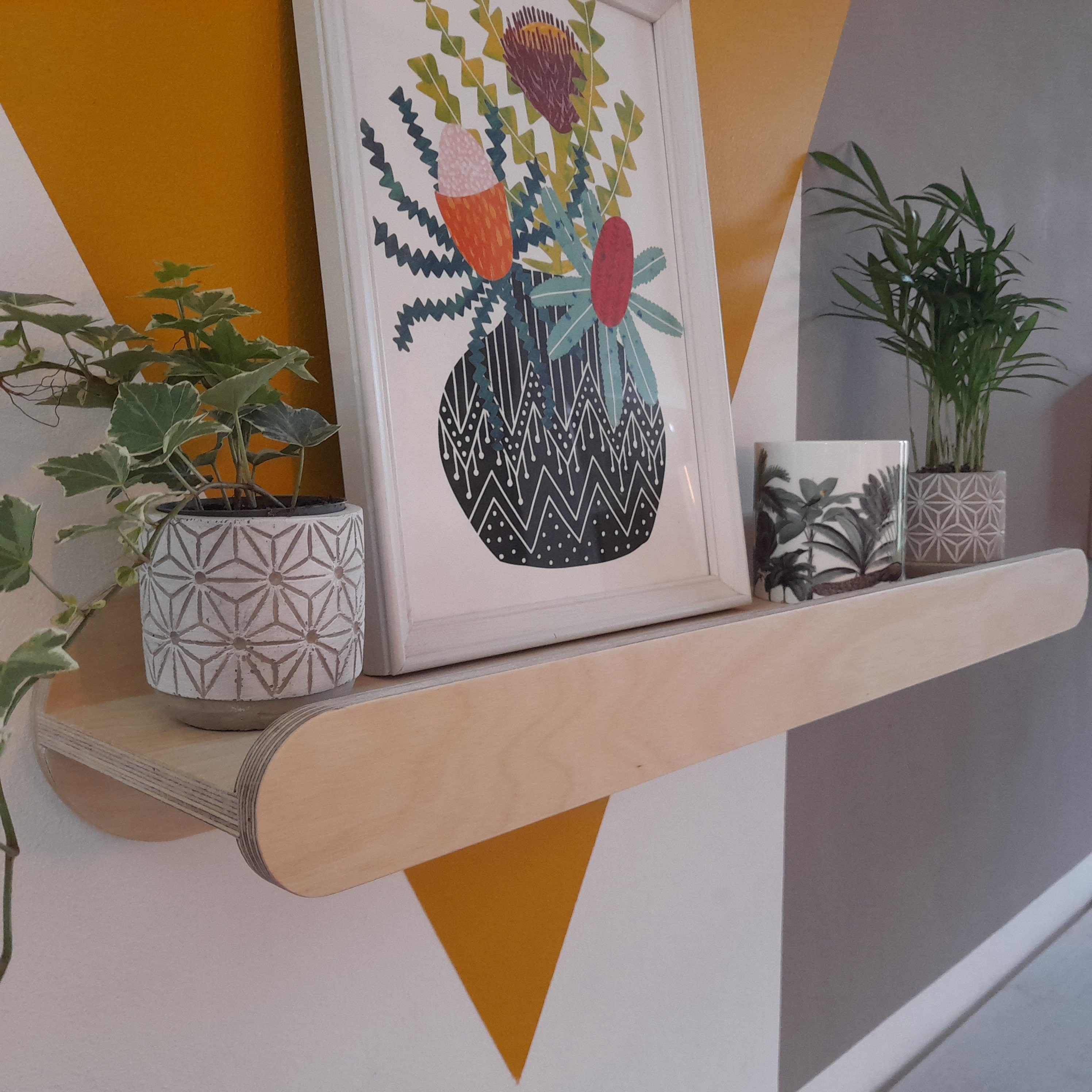 Plywood Picture Ledge Display Shelf for Wall Floating Shelf Etsy UK