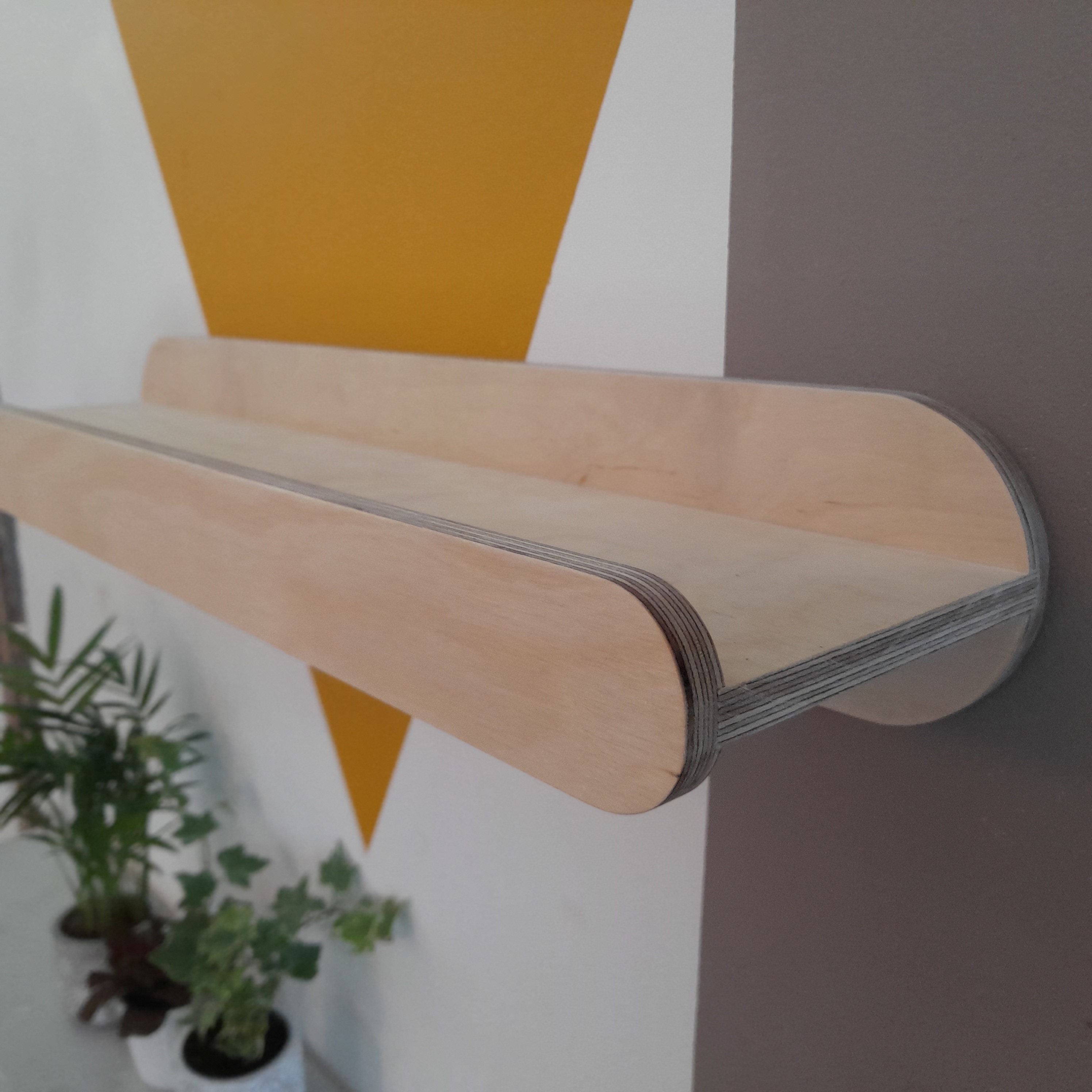 Plywood Picture Ledge Display Shelf for Wall Floating Shelf Etsy UK