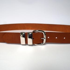 Womens belt. Mens belt. Belt. Leather belt. Tan leather belt. Handmade belt. Made to measure belt. Italian leather belt. 30mm leather belt.