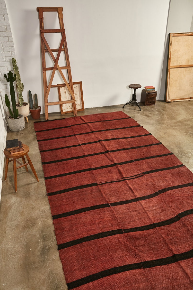 6x14 Vintage Turkish Hemp Rug Anatolian Flatweave Kilim Rug Etsy UK