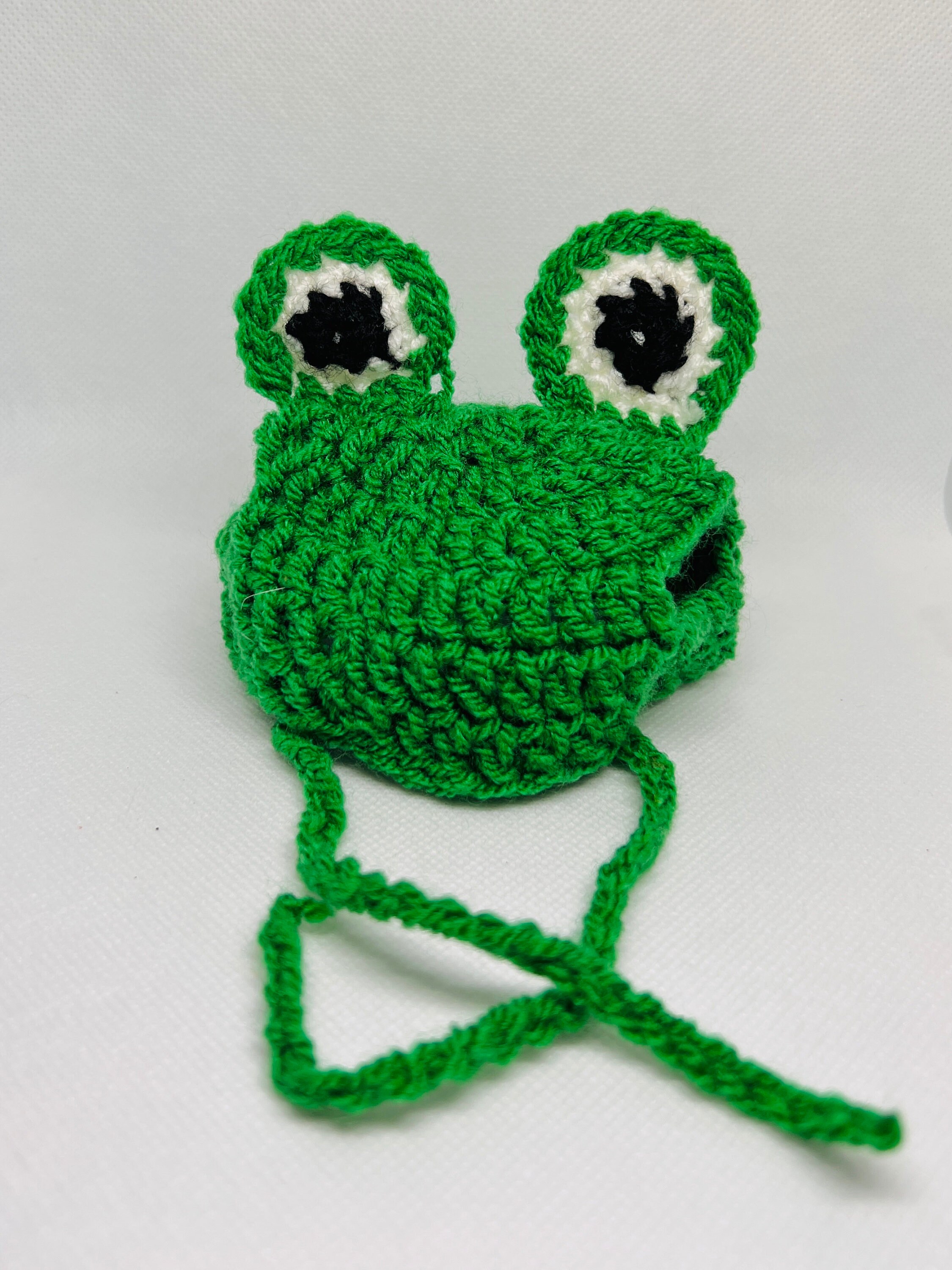 Frog Crochet Hat for Cat or Small Dog cat Accessories Small Etsy UK