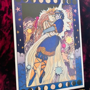 Cosmic Love - Sapphic Love Print