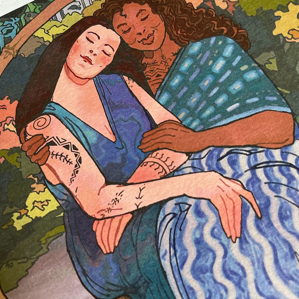 Une autre fois - Siuan et Moiraine | Impression La Roue du Temps