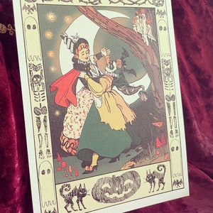 The Witching Waltz - Sapphic Witches Halloween Print