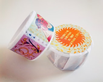 Medieval Sapphic Stamp Washi Tape