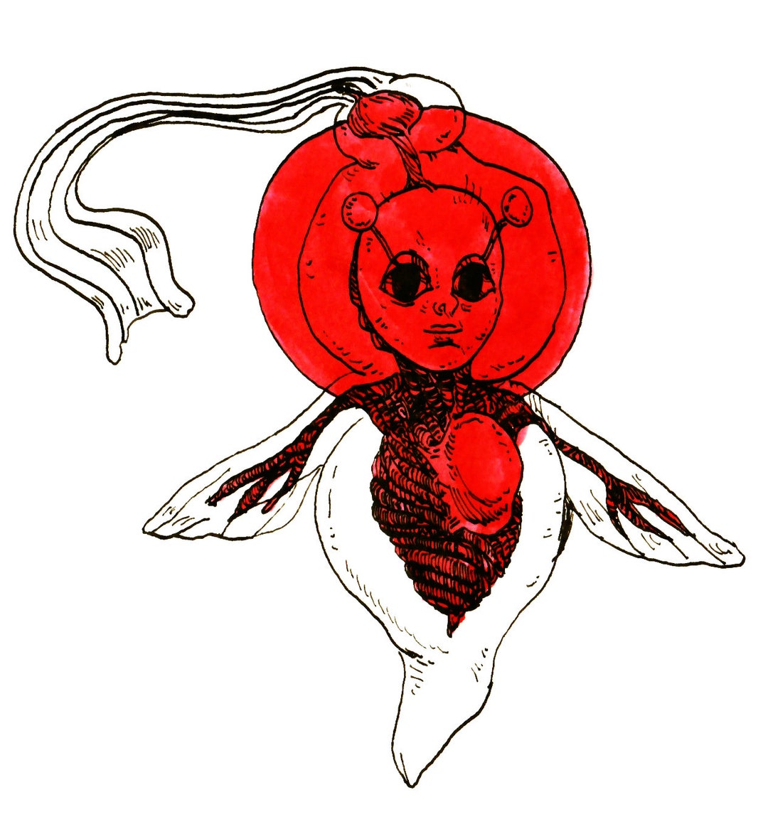 Phione Pokemon Gods Original Ink Drawing - Etsy