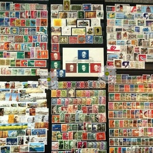 Germany Stamp Collection Used - 1000 Different Commemorative Stamps per Lot