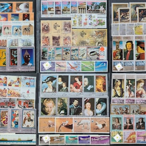 Worldwide Stamp Collection Used - 25 Different Sets from 10+ Different Countries